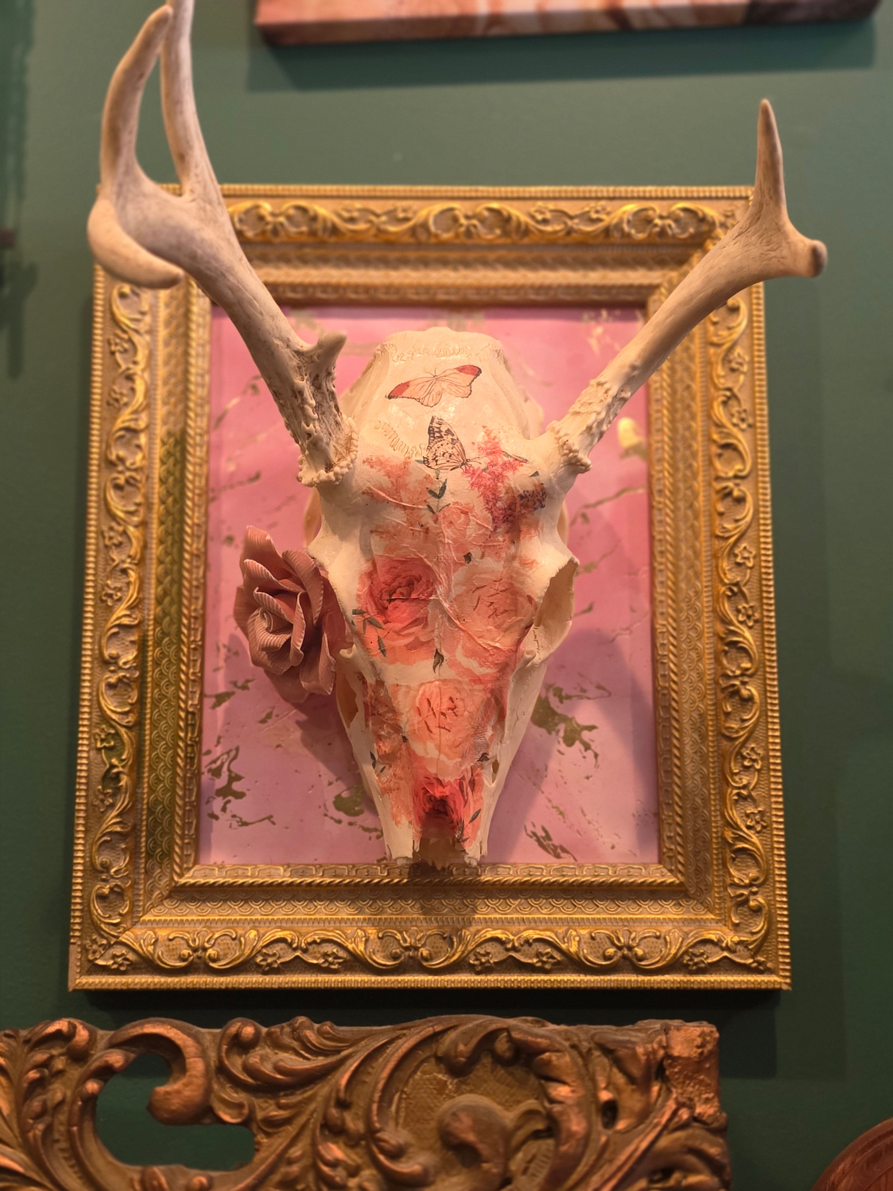 Rose Deer Skull - Bone Girl